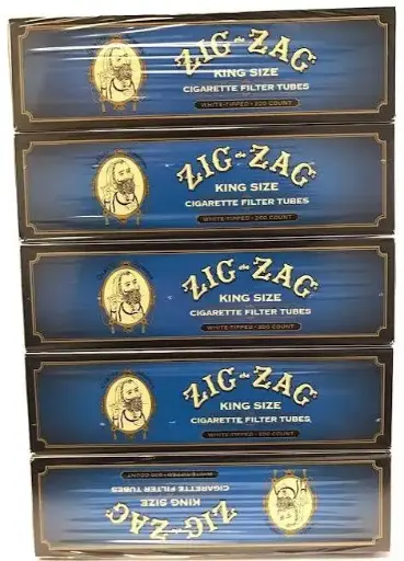 ZIG ZAG BLUE KING SIZE CIGARETTE FILTER TUBES