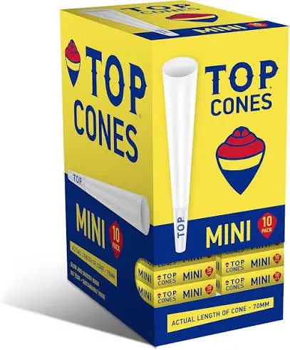 TOP 70MM CONES MINI 10PCK  